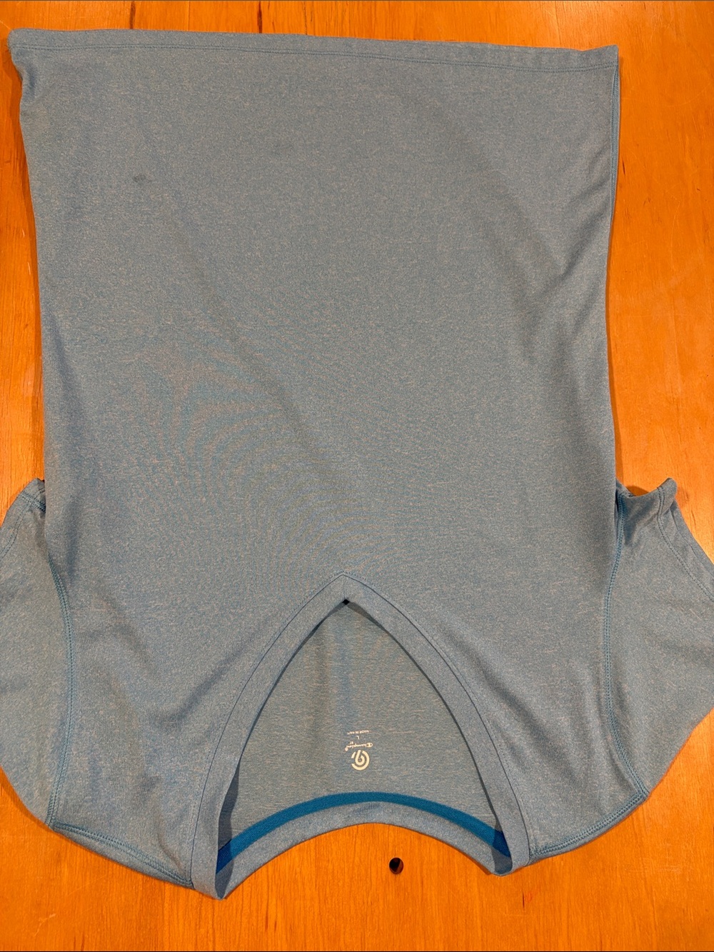 Champion Blue Short-Sleeve Athletic Top